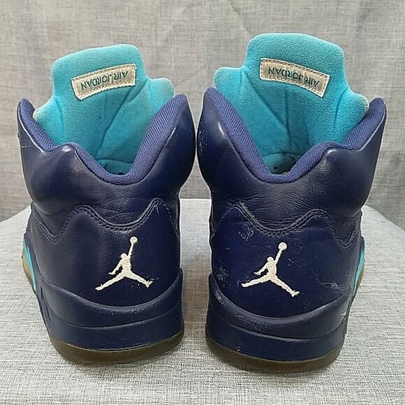 Nike Air Jordan 5 Retro Hornets Pre-Grape 2015 Blue - Men\'s sz 9.5 136027-405 main image 10